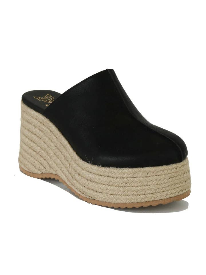 Mars Sky Shoes Wholesale - Wholesale Wedges - Women's - Beast Fashion NELLIE-01 Women Espadrille Wedges Slip-On Clogs-12 Pairs Pack-29.85/Pair