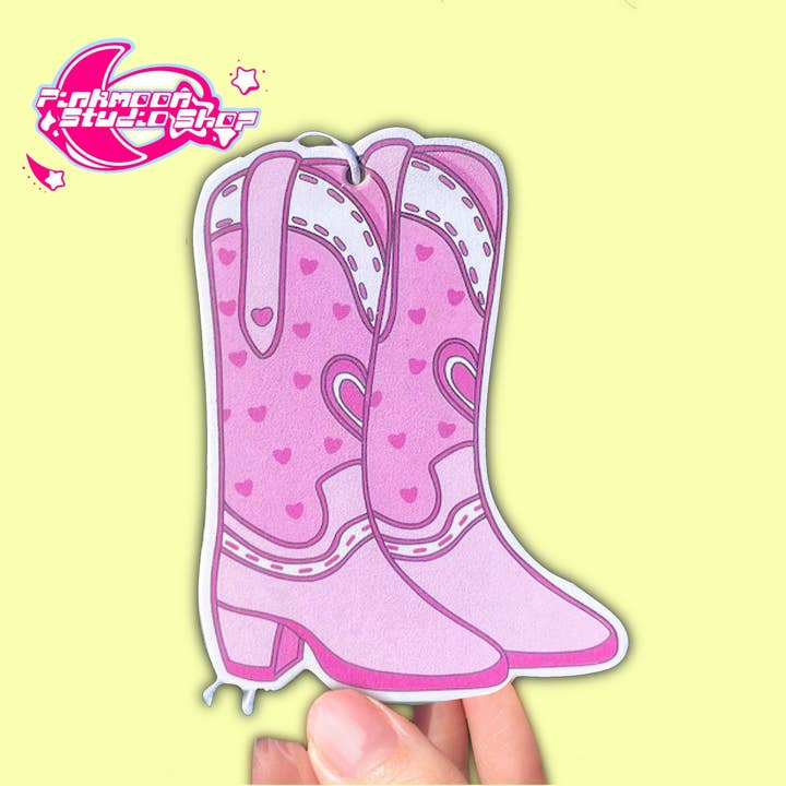 Cowgirl Boots Car Freshener for wholesale by Pinkmoon Studio Shop