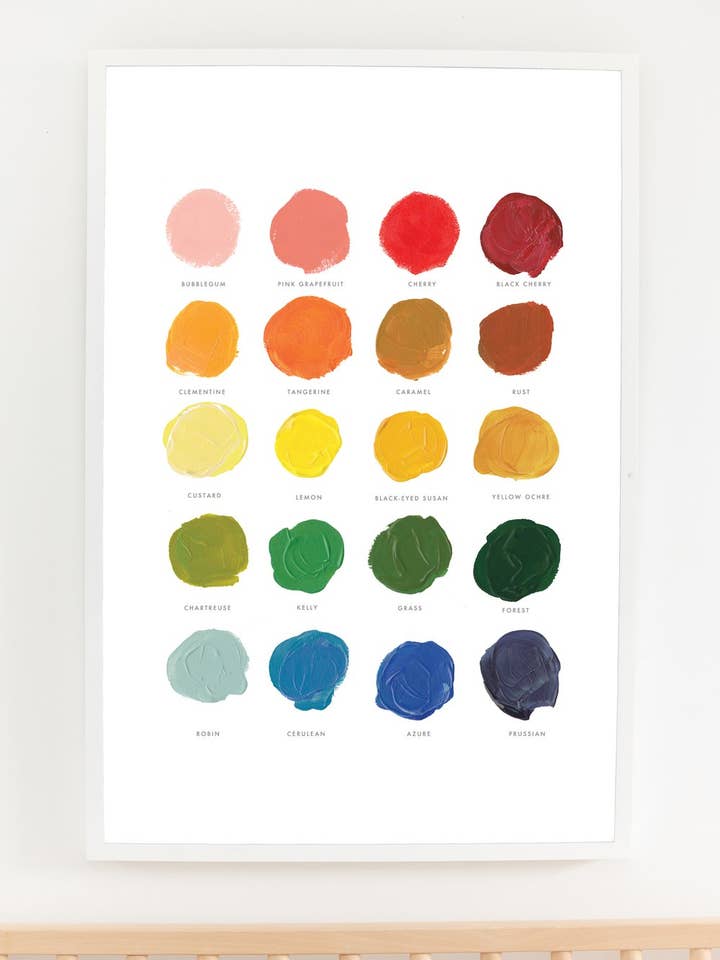 Color Mixing Art Print for wholesale by Clementine Kids