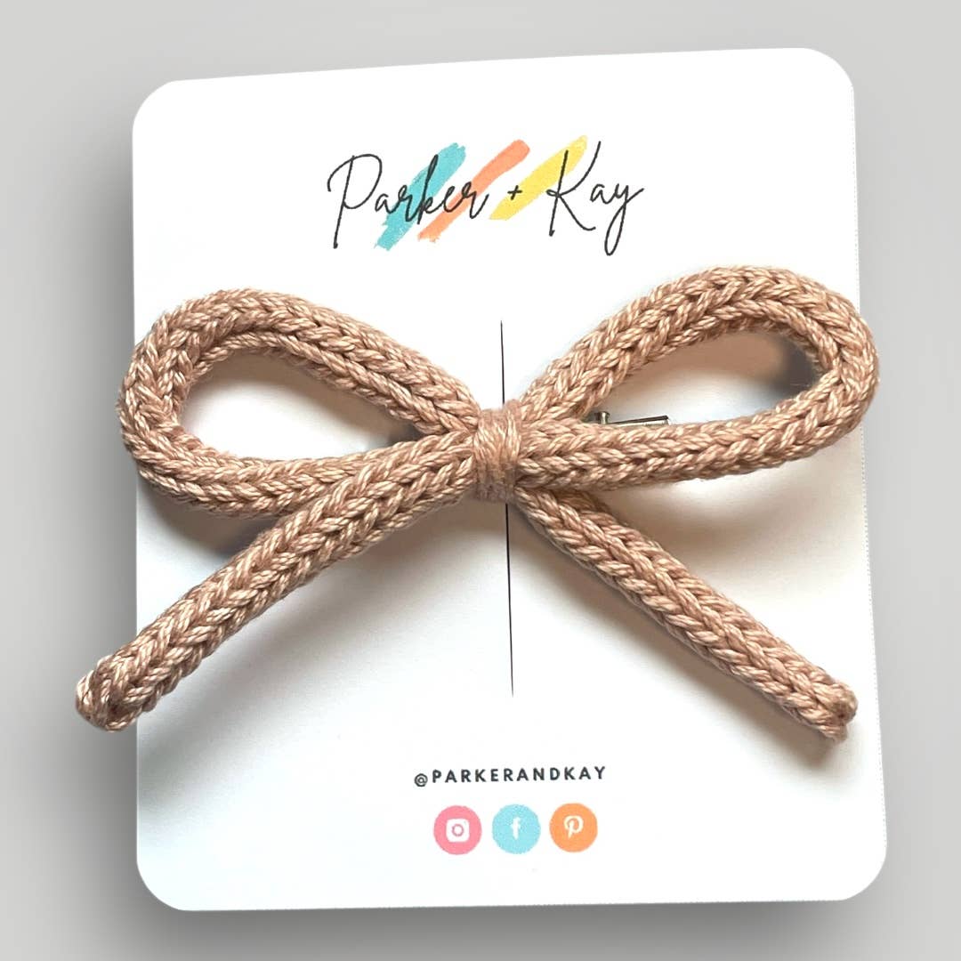 Parker and Kay Collective - Wholesale Hair Bow - Kids - Crocheted Hair Bows10