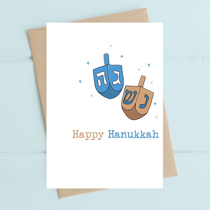 Dandelion Stationery – wholesale Hanukkah card – Happy Hanukkah - Greetings Card