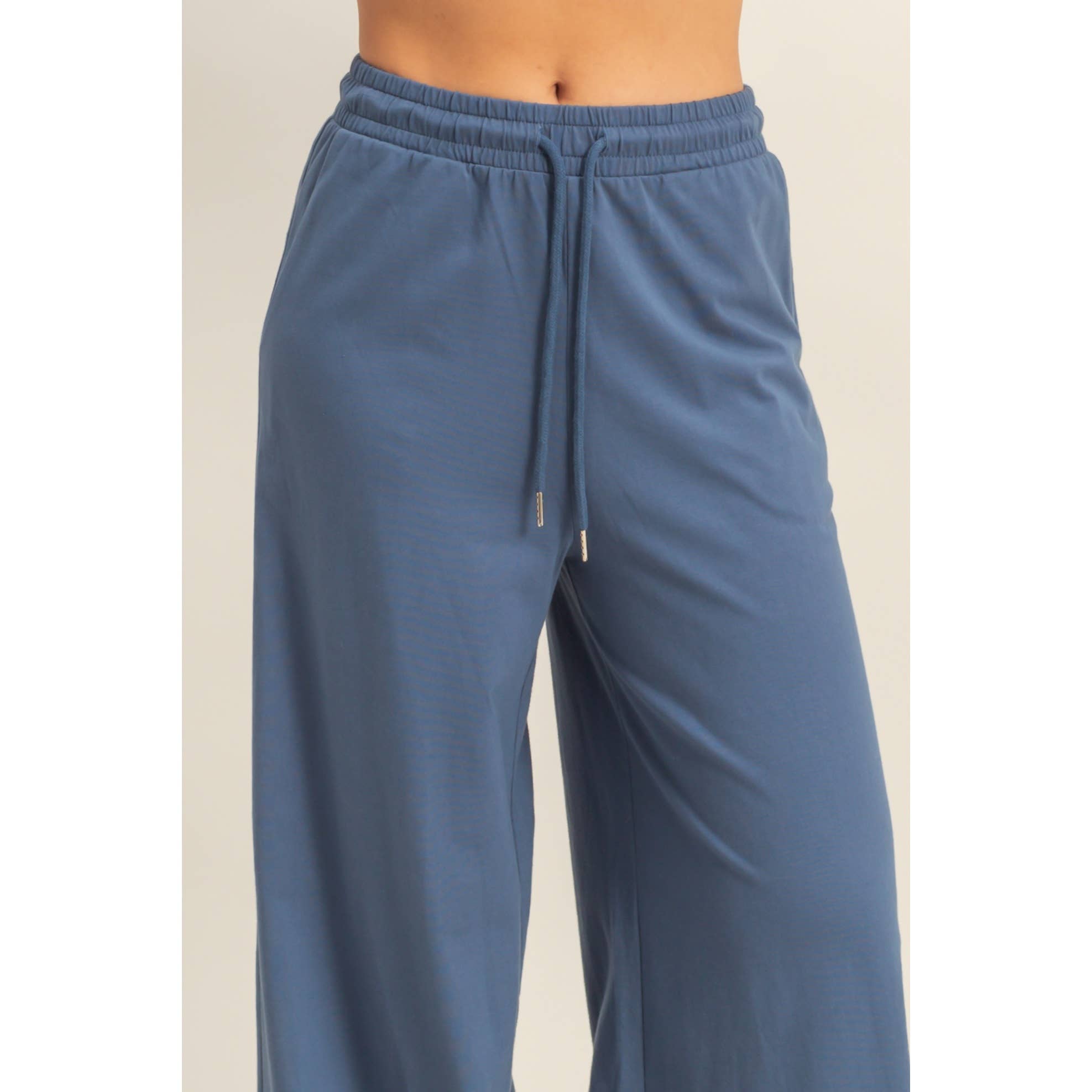 Double Zero - Vendita all'ingrosso Pantaloni sportivi/da jogging loungewear - Donna - Pantaloni larghi in cotone alla moda11