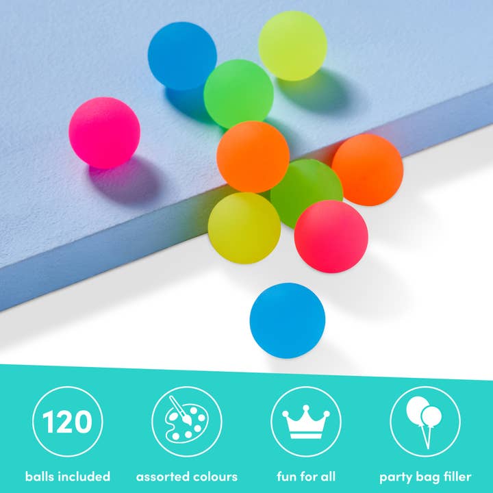 The Twiddlers - Wholesale Sports Ball - Kids - 120 Bouncy Balls
