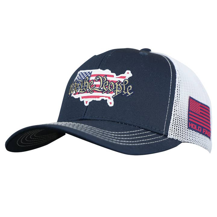 Navy HOLD FAST Mens Cap We The People Blue for wholesale on Faire