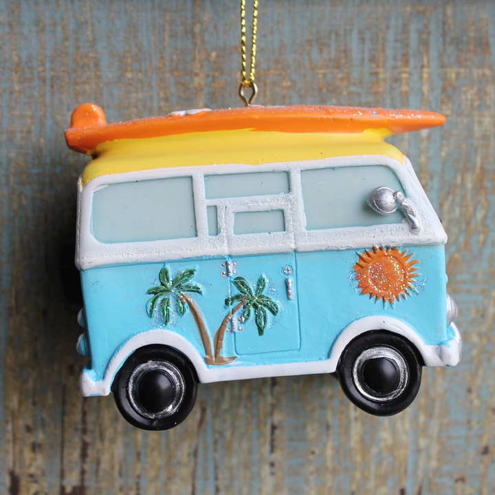 CB Home Collection - Wholesale Ornament - Beach Surf Bus 3" Christmas Ornament2