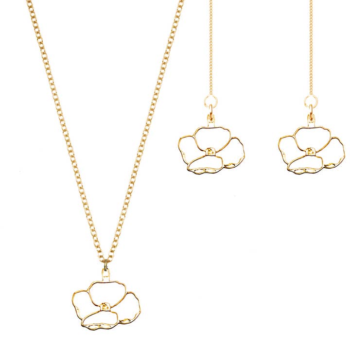 Bijoux Buttercup - Coffret Cadeau Bijoux Fleur pour la vente par Rael Cohen