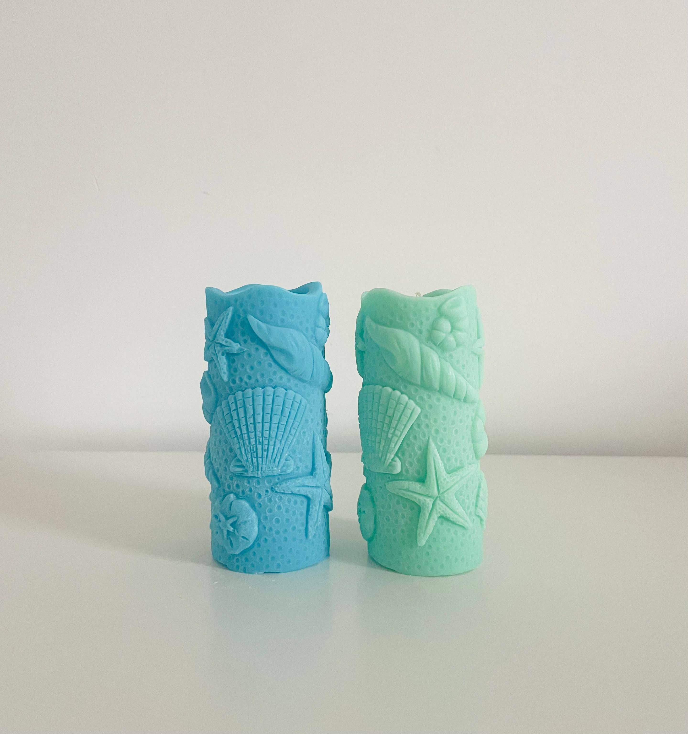 Sweet-Deco Creative - Wholesale Novelty Candle - Hand cast “seashell” pillar candle with fragrance options3