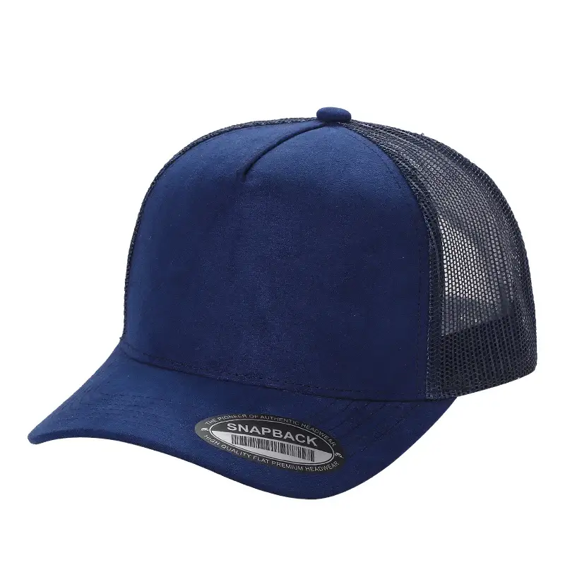 Burzip collection - Wholesale Trucker Hat - Unisex - TC2-PC>5PANEL SUEDE FRONT AND MESH BACK CAPS SUM PREPACK  9