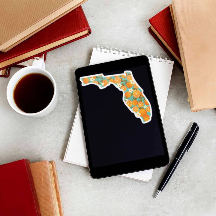 Sentinel Supply - Wholesale Sticker - Florida Orange Bumper Sticker - Cute FL Decals7