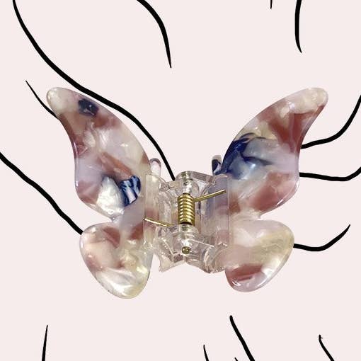 Malionne – Engroshandel Hårspænde - Dame – Butterfly Hair Claw3