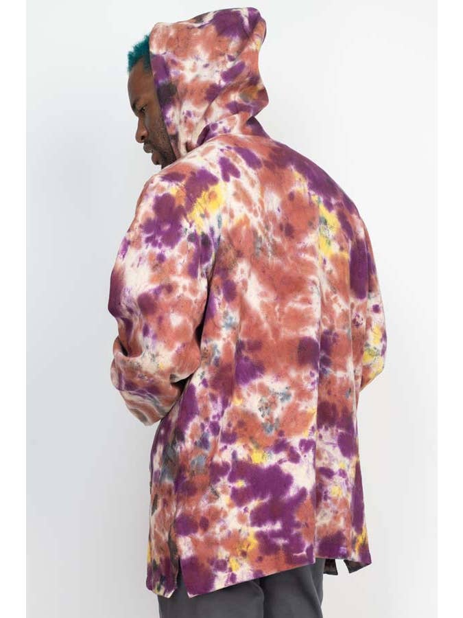 Lakhays Collection Inc. - Vendita all'ingrosso Felpa con cappuccio - Uomo - Felpa con cappuccio Tie-Dye Baja con bottoni8