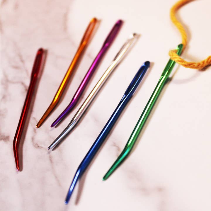 Agujas para zurcir con punta doblada, juego de 6 para venta al por mayor de Anna B. Shop