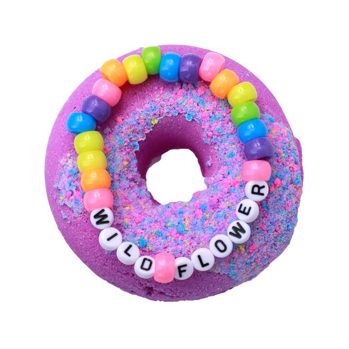 garb2ART - Wholesale Bath Bomb/Fizz - Donut Bath Bomb + Bracelet Pack | Purple