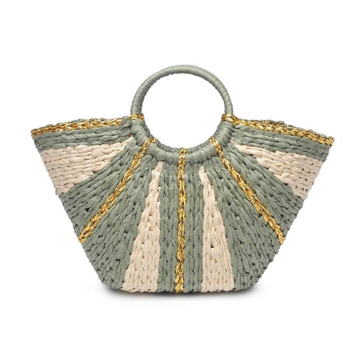 Urban Expressions - Wholesale Beach Bag - Carmen Straw Summer Beach Top Handle Tote13