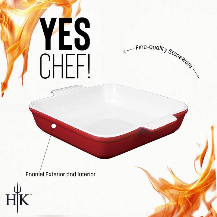 Hell's Kitchen - Wholesale Baking dish - Hell's Kitchen 2.25-Quart Square Baker5