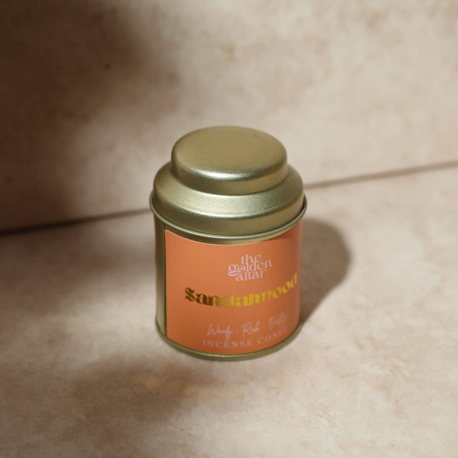 The Golden Altar - Wholesale Incense - Aromatherapy Incense Cones Tin 4