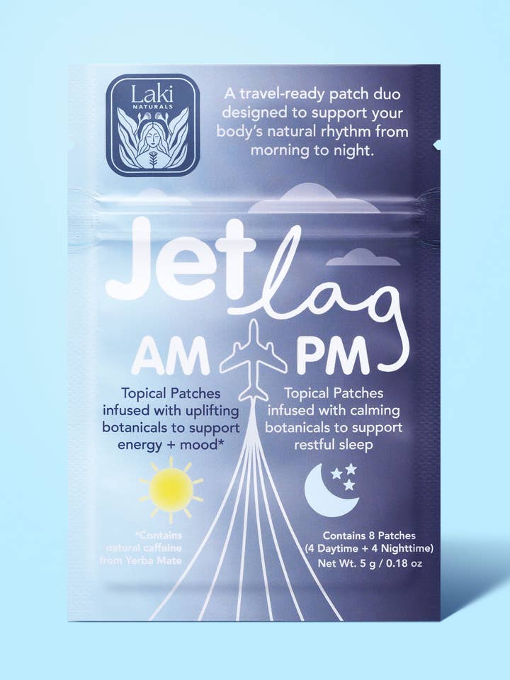 Jet Lag AM / PM Patches for wholesale by Laki Naturals