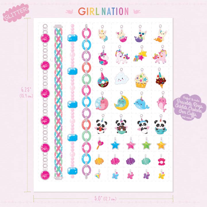 Girl Nation - Wholesale Temporary Tattoo - Kids - Tattoo Jewelry- Believe in Magic