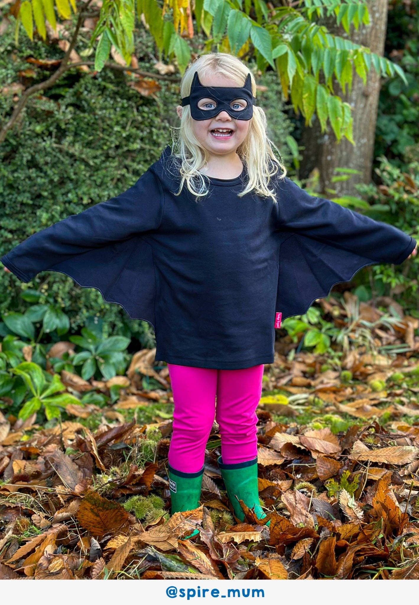 Toby Tiger GmbH - Wholesale Top & Pant Set - Kids - Bio-Baumwoll Kinder Verkleidungsset, Fledermaus2