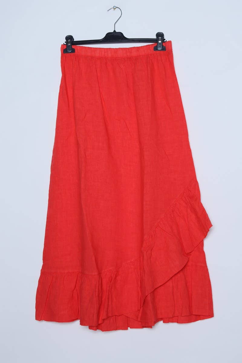 LÉA & LUC - Wholesale Skirt - Women's - 100% Linen Skirt REF. 800229