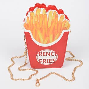 French Fries Stickers, Rhinestone Stickers