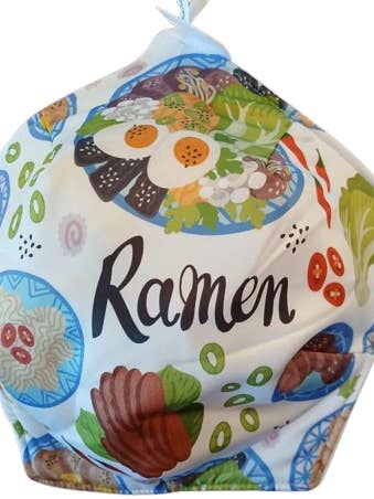Bowl Cozy - Ramen front Vegatables back 2 sided cozy for wholesale by Kit Carson Accessories