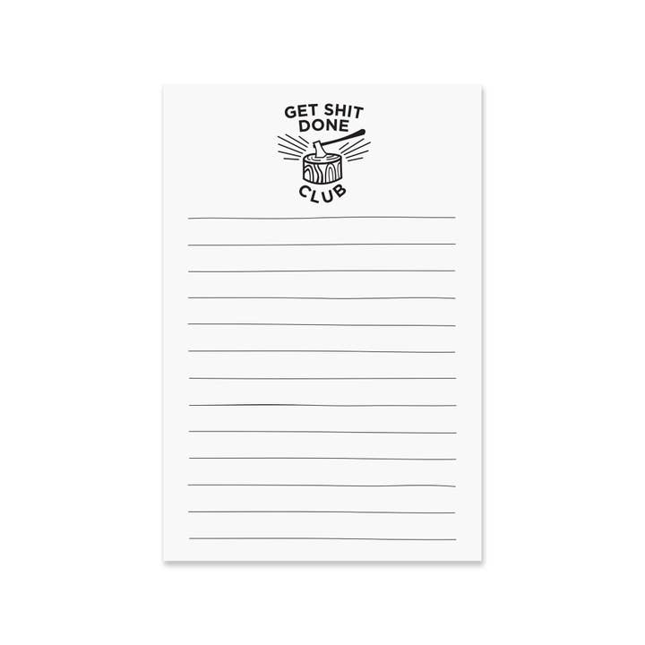 Paper Parasol Press - Wholesale Notepad - Get Shit Done Notepad