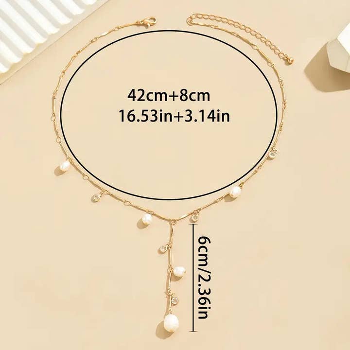 Huis Van Merken - Wholesale Y-Neck/Lariat Necklace - Minimalist Y Necklace - French Pendant Necklace3