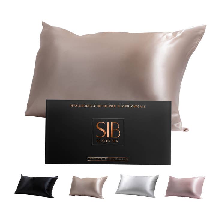 Sleep In Beauty ā wholesale Bedding pillowcase/sham ā SIBĀ® Hyaluronic acid infused silk pillowcase 3