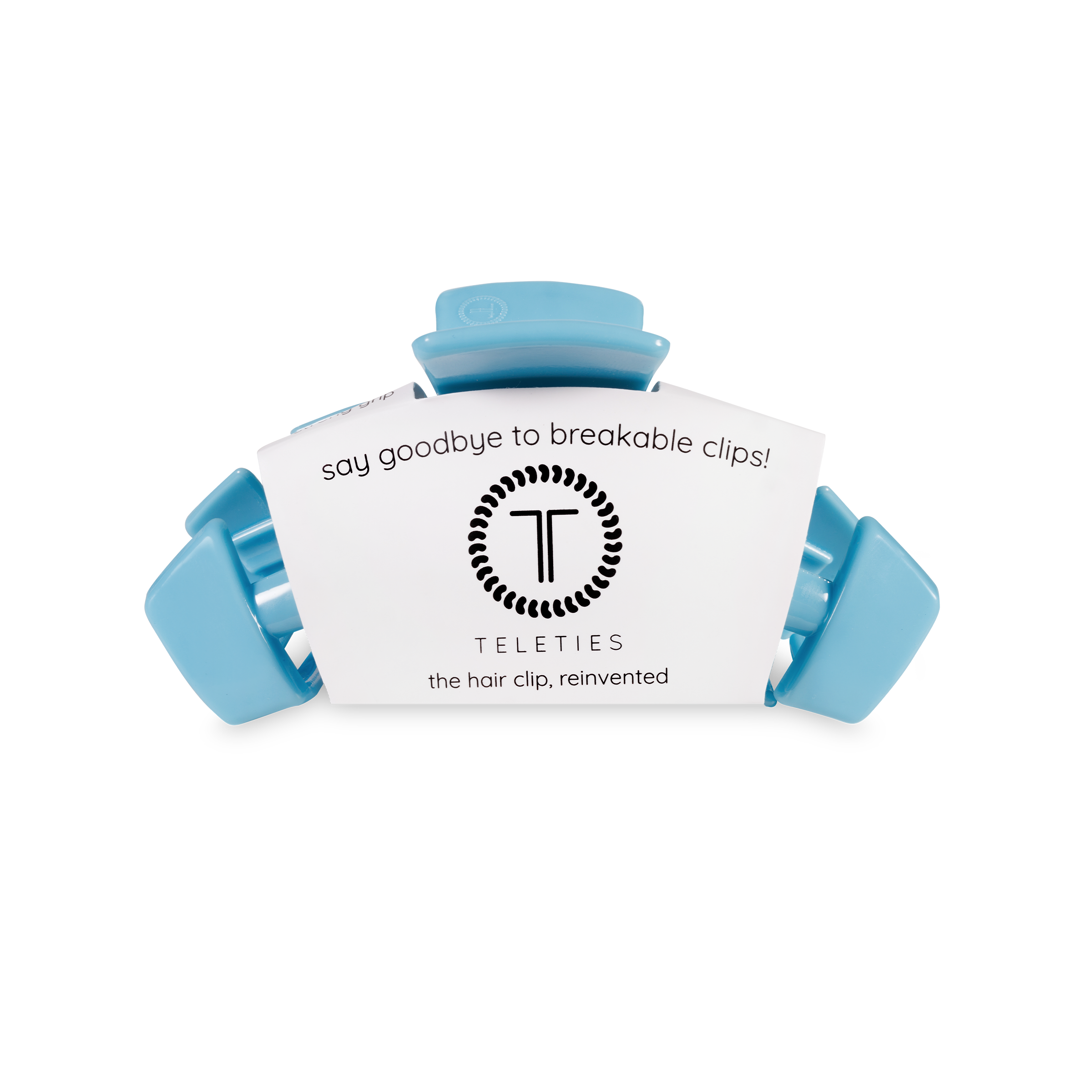 TELETIES – Engroshandel Hårspænde - Dame – Klassisk Hårklemme | Medium | Sommerhimmel1