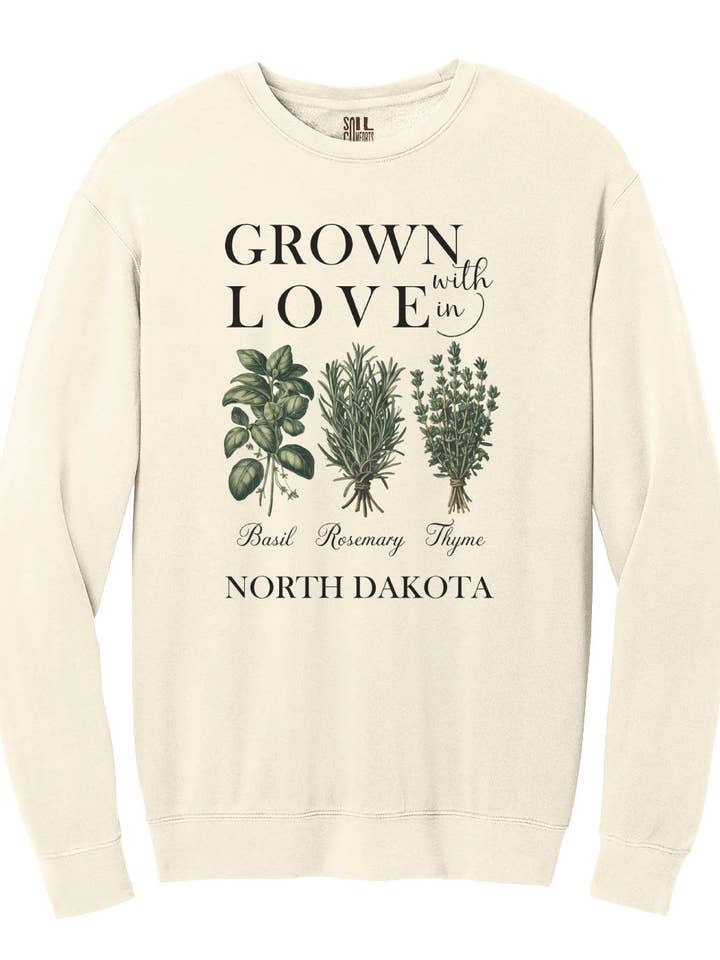 North Dakota Urtebundt Sweatshirt for engroshandel hos Soil Comforts