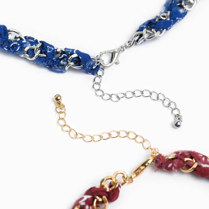 Sessori - Wholesale Pendant/Charm Necklace - Paisley Scarf Western Concho Multi Charm Necklace2