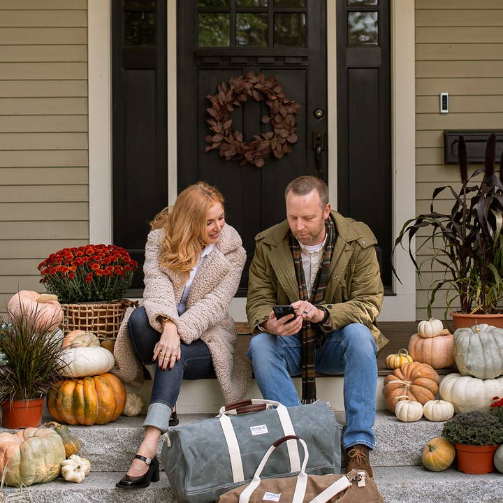 Waxed Canvas Duffle Bag for wholesale by Steele Canvas Basket Corp.