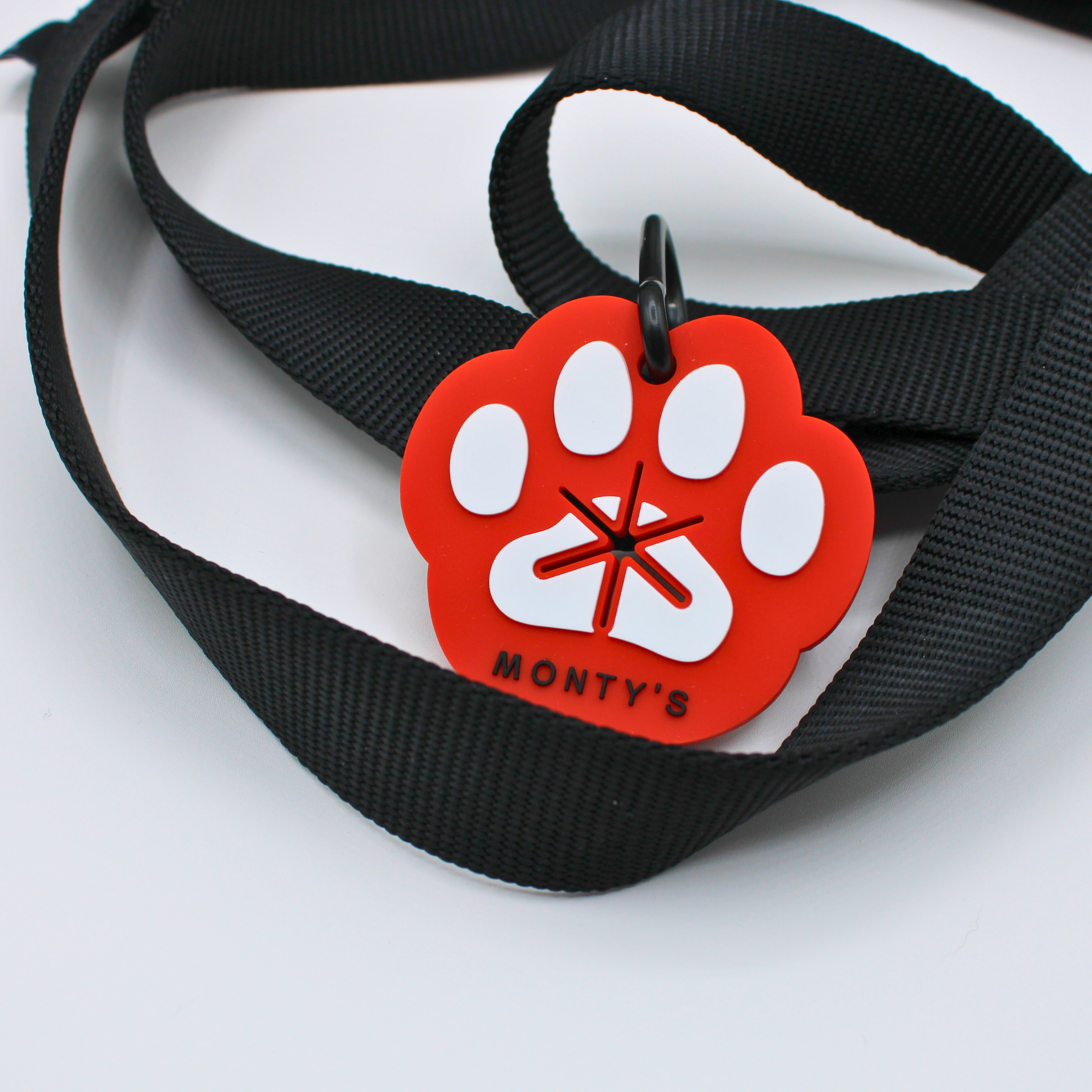 Monty's Bags - Wholesale Pet Poop Bag Dispenser - Silicone Used Poop Bag Handsfree Holder - Paw Print12