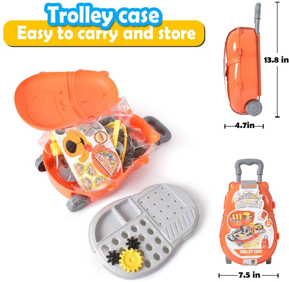 Toyventures – wholesale Toy set – Kids – Kids 25Pcs Tool Set Pretend Play with Carry Bag Age 3 to 712
