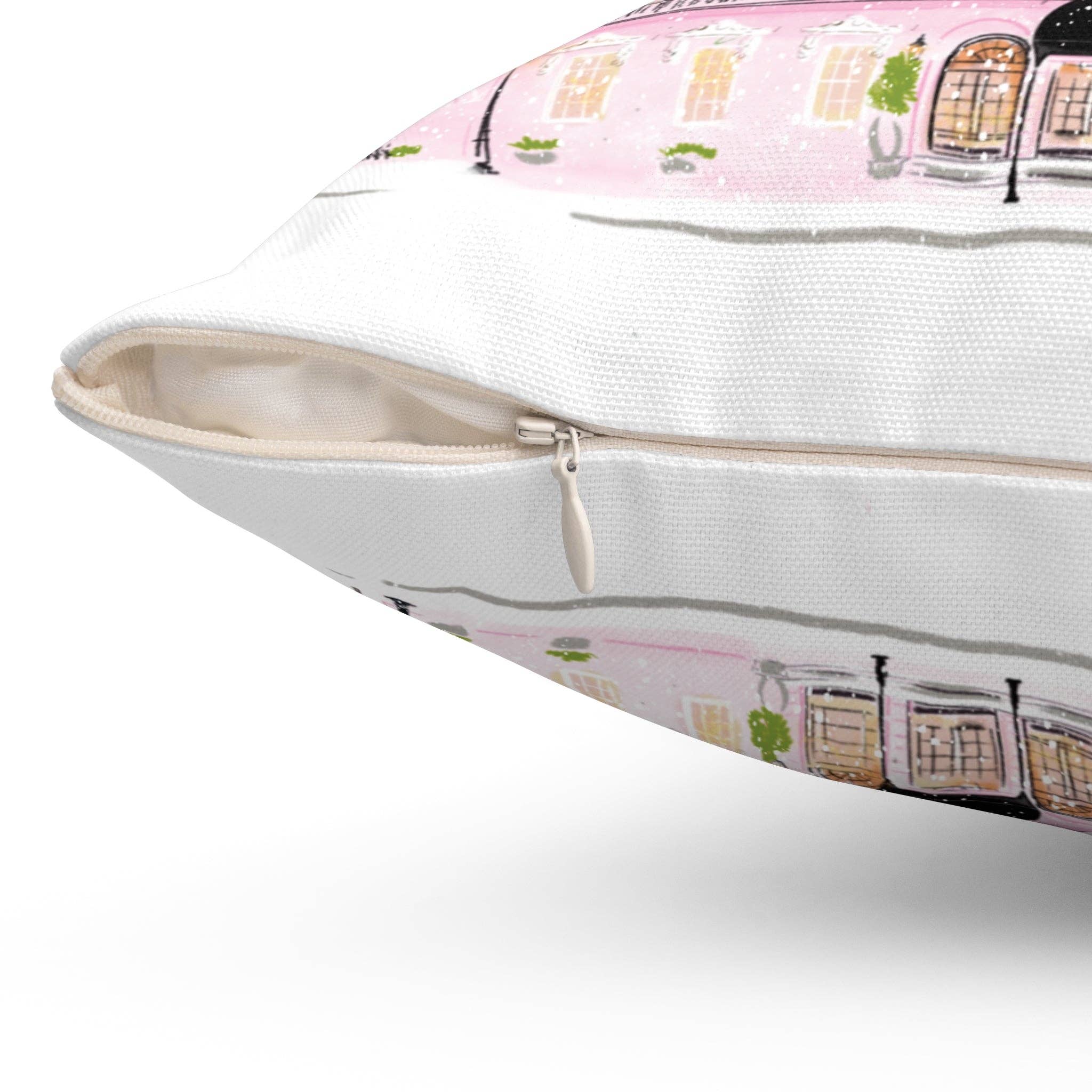 Rebecca Illustrated - Wholesale Throw/Decorative Pillow - Mills House At Christmas-Pillow5