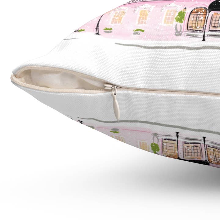 Rebecca Illustrated - Wholesale Throw/Decorative Pillow - Mills House At Christmas-Pillow5