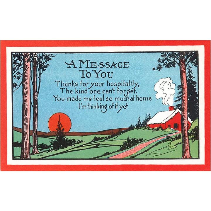 Found Image Press – Íman por atacado – Magnet IO-325 Obrigado pela Sua Hospitalidade