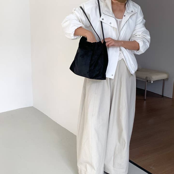 Little Light - Wholesale Shoulder Bag - Women's - Stella Soft Suede Gather Bucket Bag13