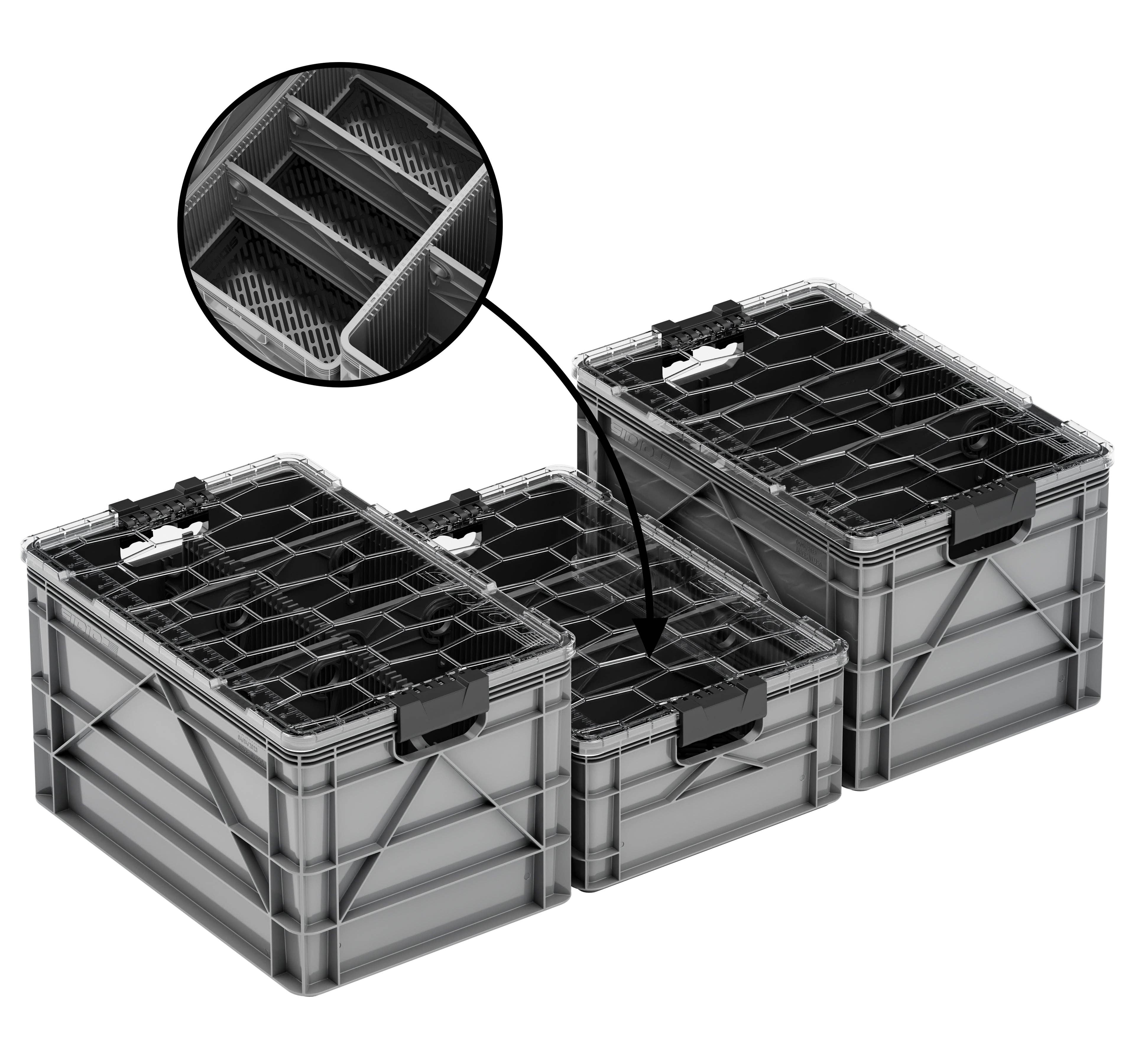 SIDIO - Venta al por mayor Cesta/caja de almacenamiento - Paquete PRO 2.014