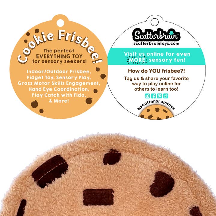 Scatterbrain - Wholesale Fidget Toy - Kids - Indoor Outdoor Cookie Frisbee (Sensory Frisbee)1