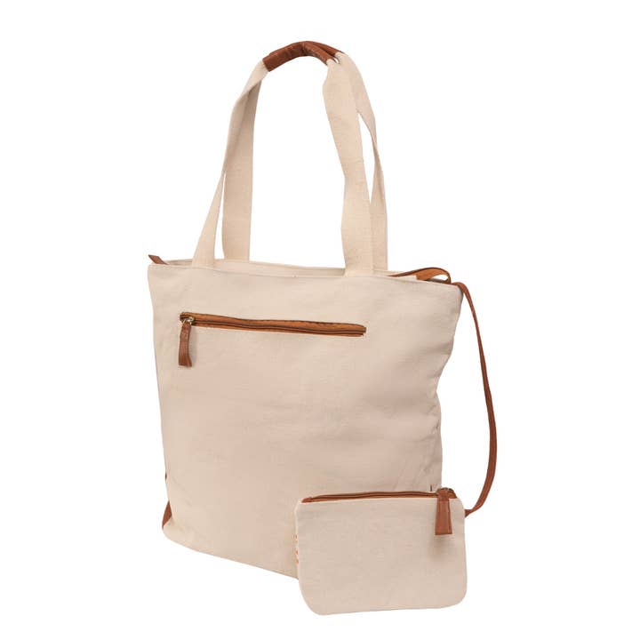 Magid - Wholesale Tote Bag - Women's - Magid Canvas "THE FUTURE IS FEMALE" Tote With Pouch5