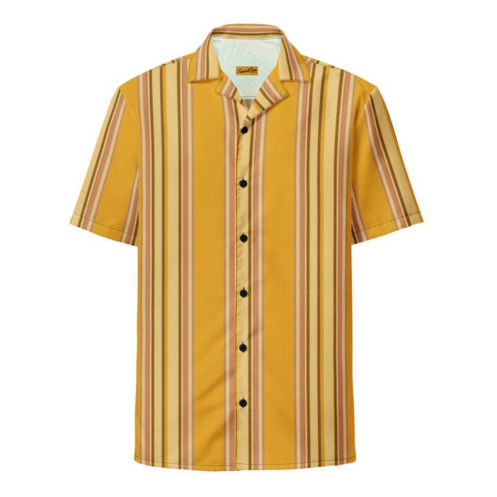 Golden Sands Retreat Performance Button Down Shirt for wholesale by Tropical Seas Clothing