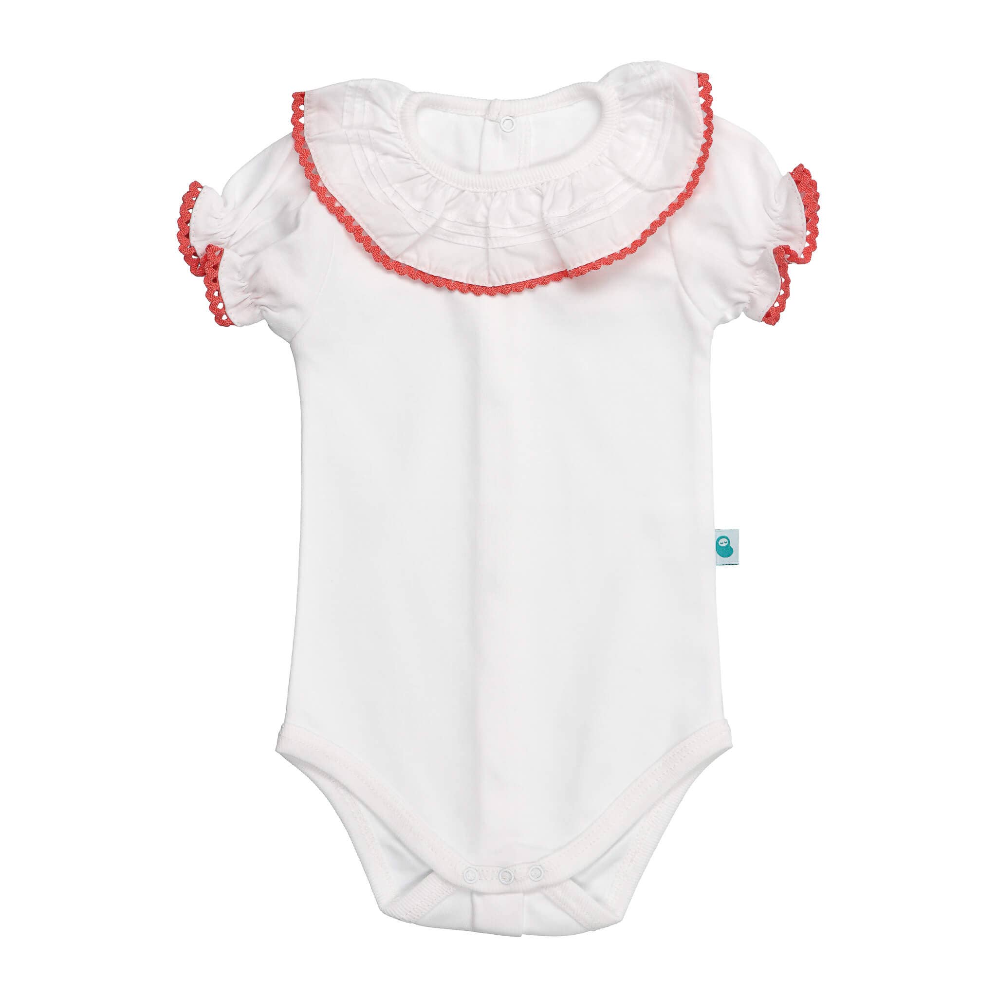 Bean Baby Clothes - Wholesale Bodysuit (Non-Footed) - Baby - Cotton Baby Bodysuit Onesie with Greek Lace Collar24