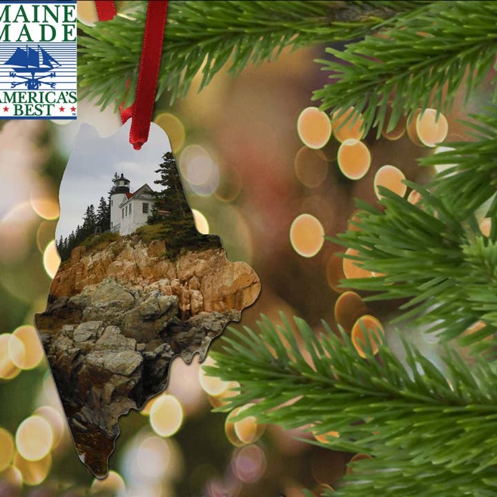 Bass Harbor Head Light | Made in Maine Lighthouse for wholesale by FlutterThatShutter