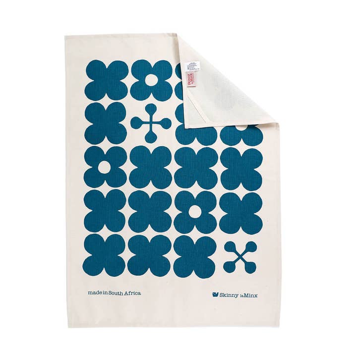 Skinny laMinx - Wholesale Tea Towel - Tea Towel Scandi Candy Petrol