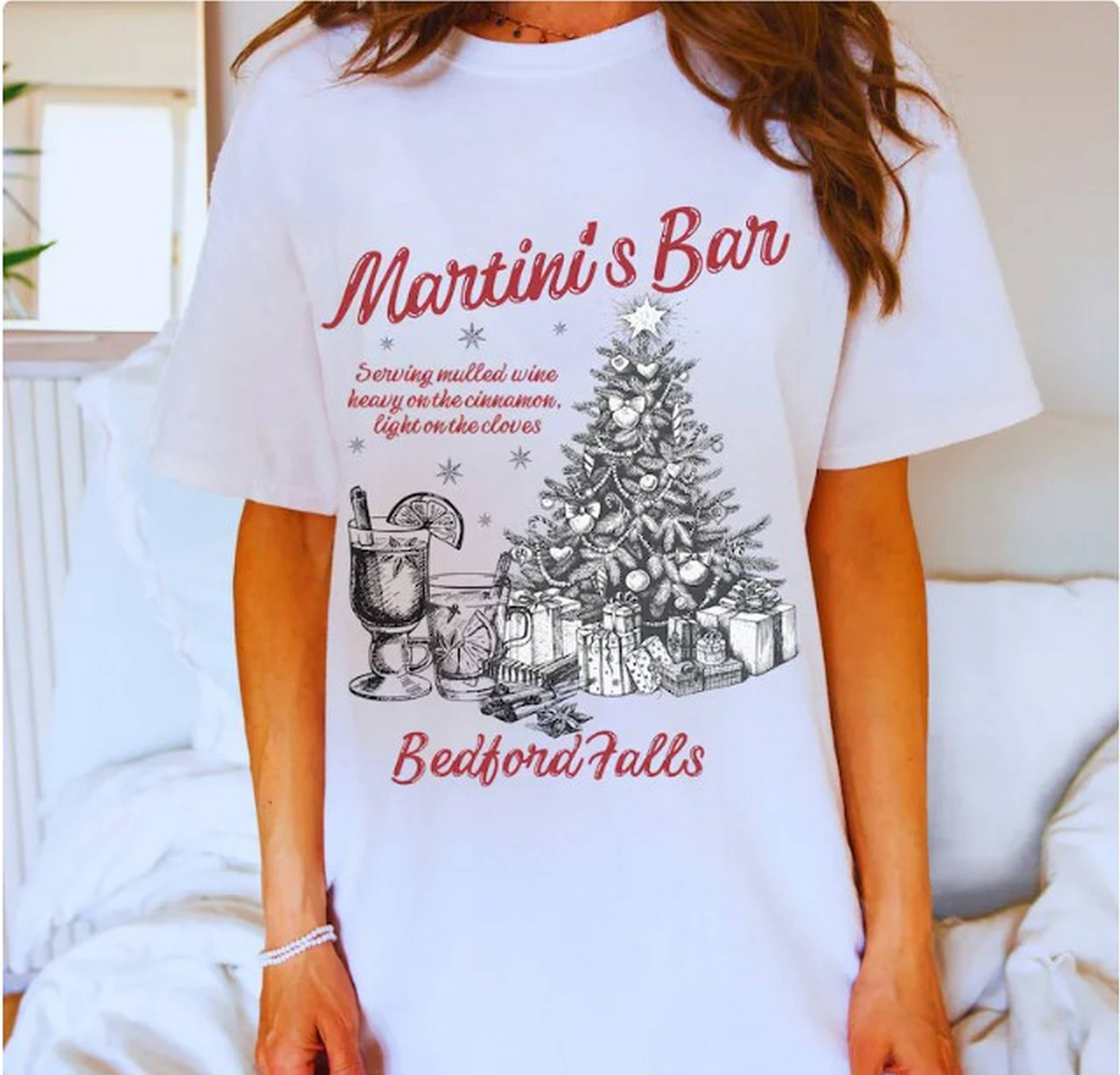 Black Its A Wonderful Life Retro Christmas Holiday Apparel George for wholesale on Faire