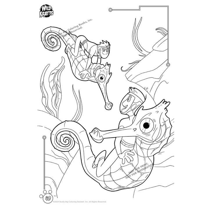 Really Big Coloring Books | ColoringBook.com - Wholesale Coloring & Activity Book - Kids & Baby - Wild Kratts® Giant Coloring Book 12 x 18 PBS KIDS®4