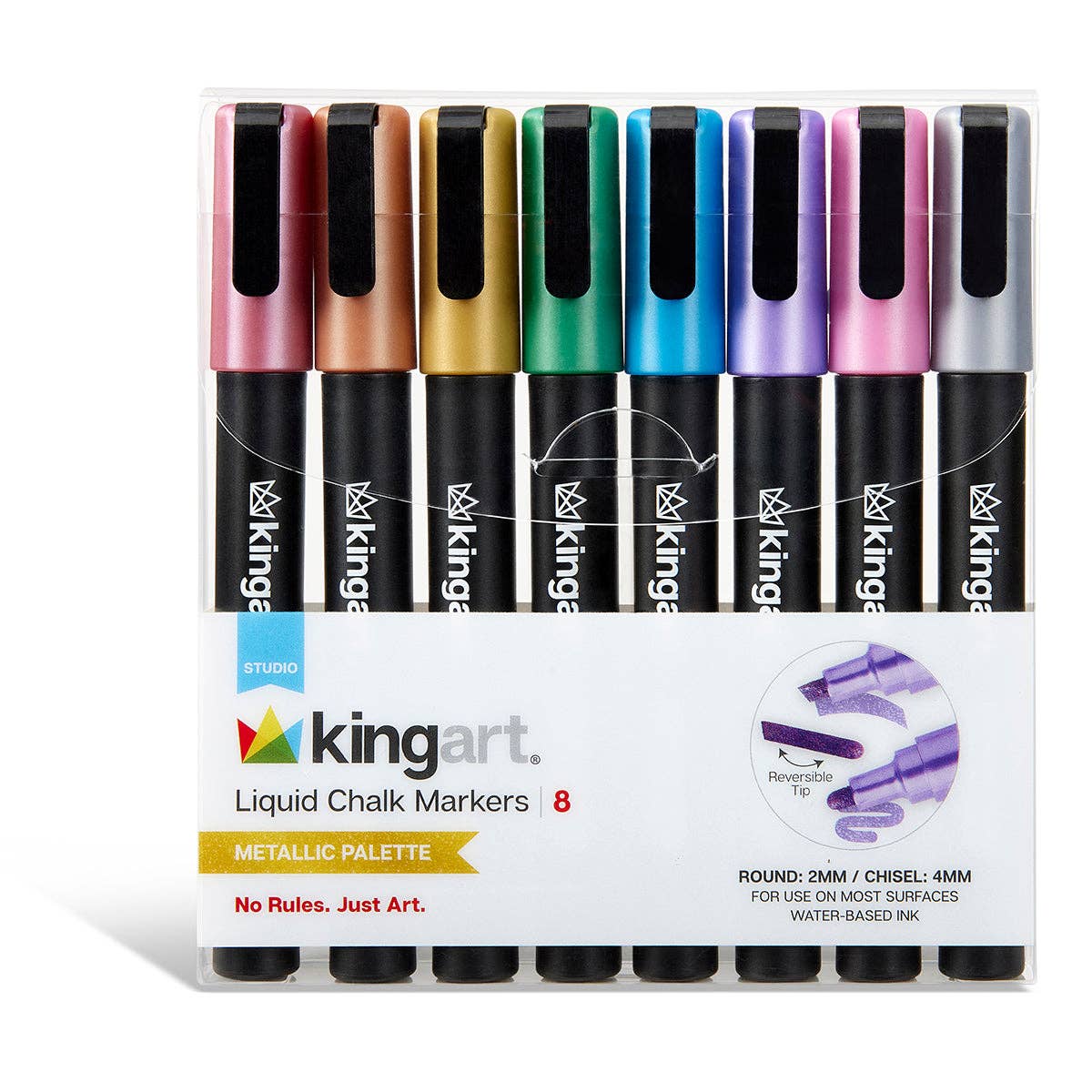 KINGART - Wholesale Marker - Liquid Chalk Markers 8 Metallic Colors7