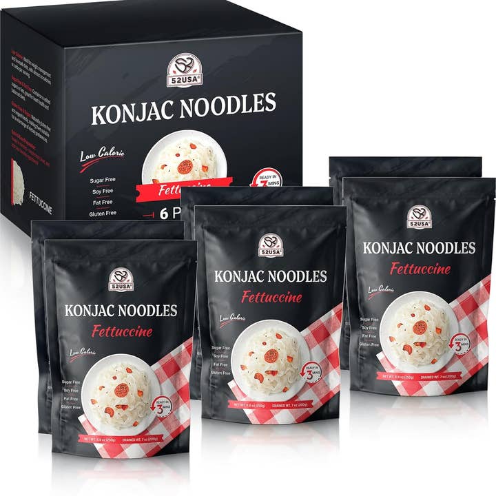 Heivy - Wholesale Pasta - 52USA Konjac Shirataki Noodle, Low Carb Pasta 52.8 Oz 2